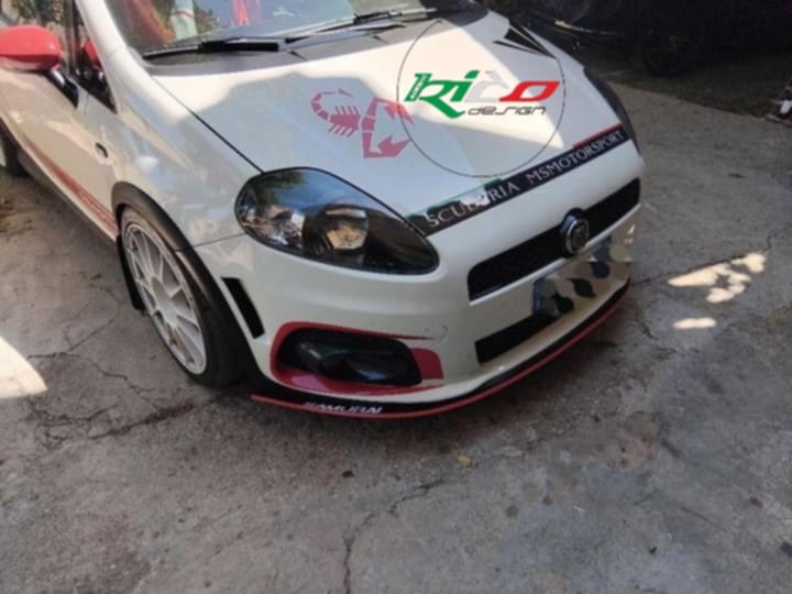 STRICIA PORTELONE POSTERIORE ABARTH 500 595 695