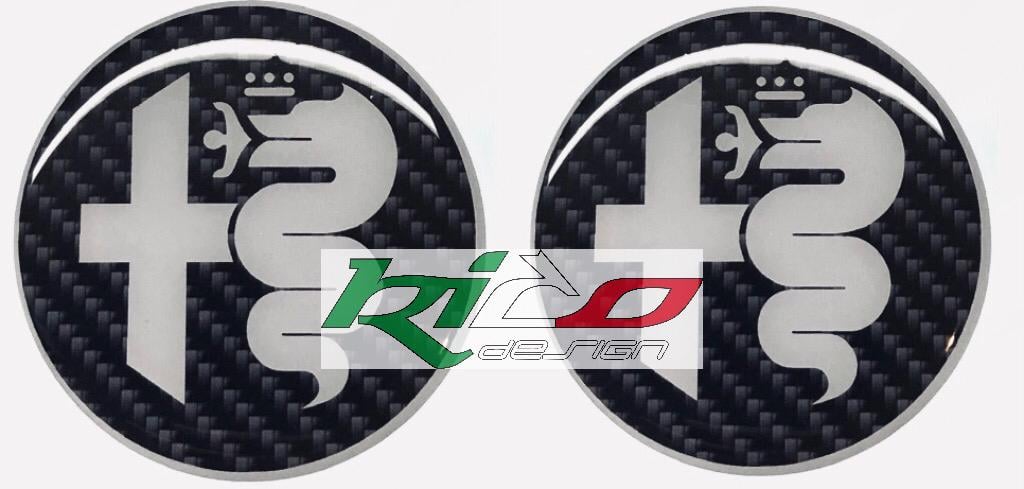 SET ADESIVI LOGHI ALFA ROMEO