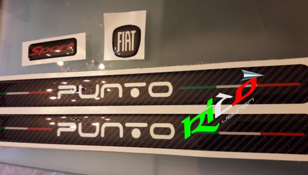 ADESIVI BATTITACCO FIAT GRANDE PUNTO/EVO