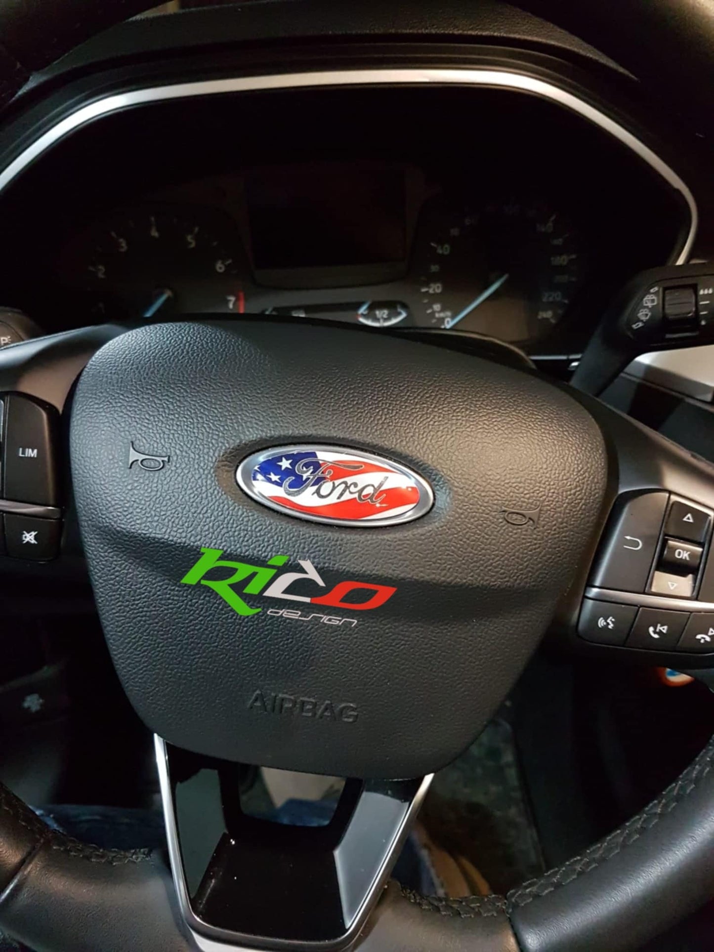 SET ADESIVI LOGHI FORD