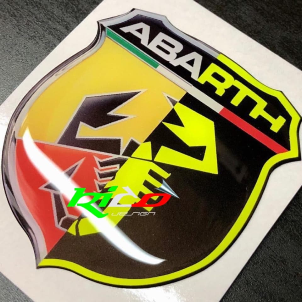 ADESIVI LOGHI ABARTH 500 595 695