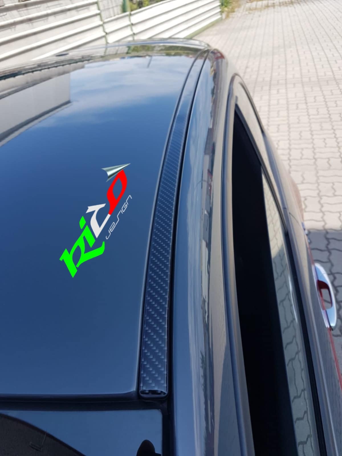 ADESIVO PORTA PACCHI ABARTH 500 595 695