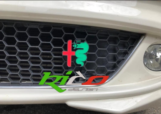ADESIVI 3D MASCHERINA ALFA ROMEO