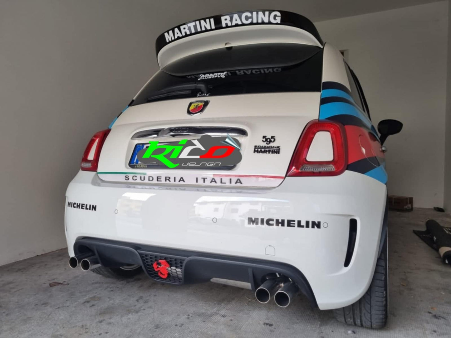 STRICIA PORTELONE POSTERIORE ABARTH 500 595 695