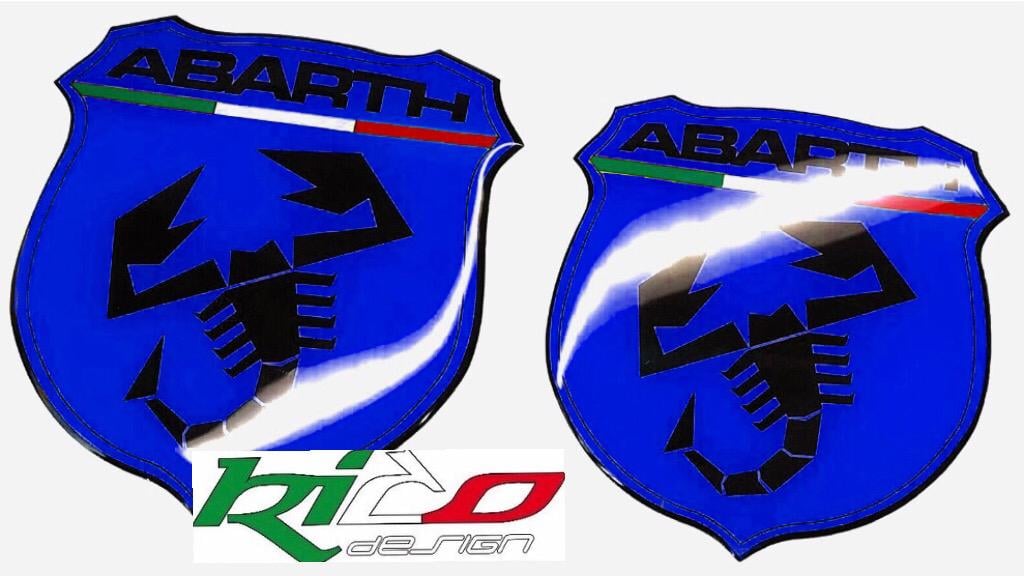 ADESIVI LOGHI ABARTH 500 595 695