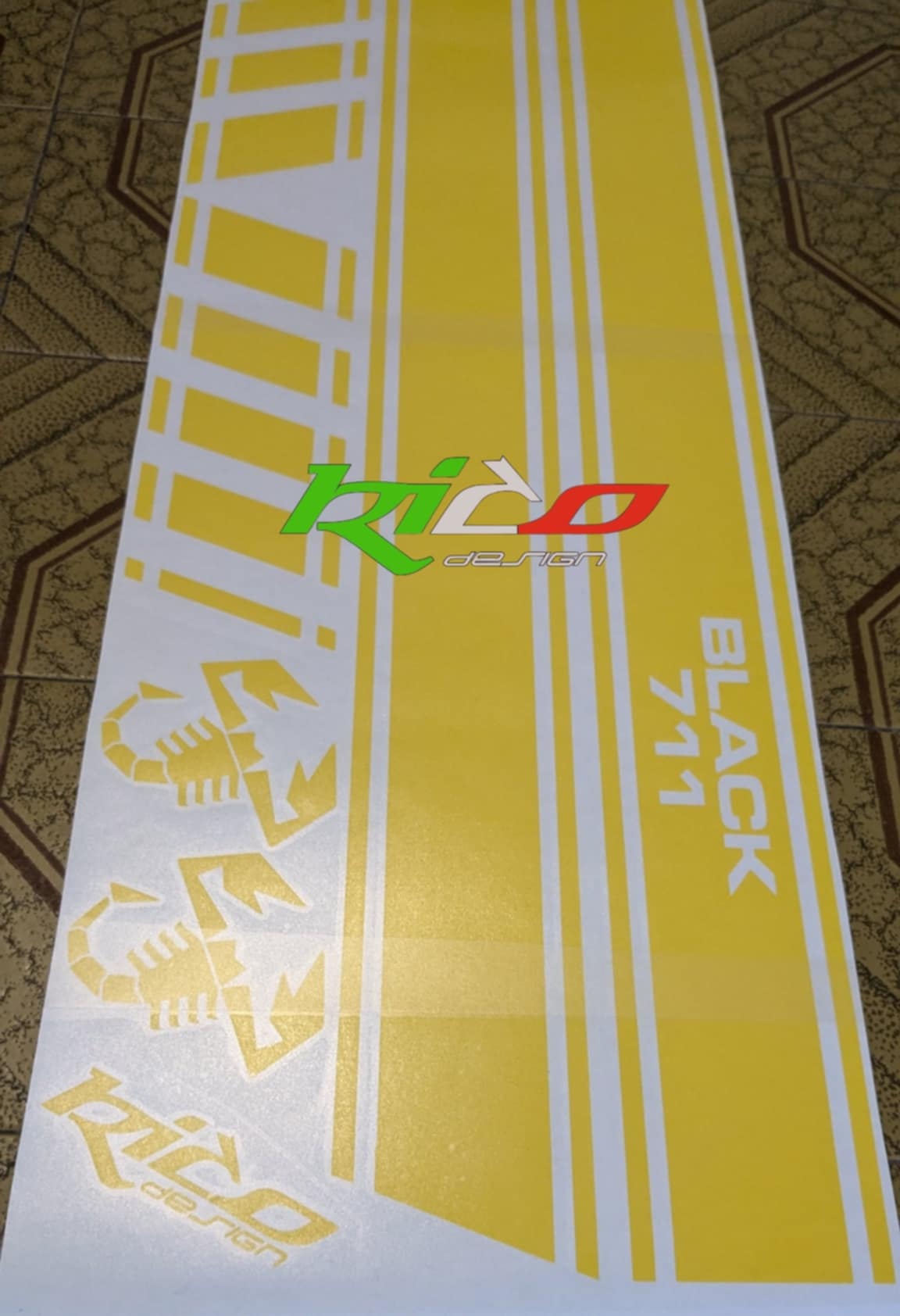STRISCE LATERALE PER ABARTH 500 595 596