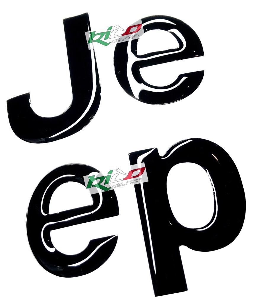 SCRITTA JEEP (COPPIA)