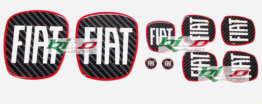 SET ADESIVI LOGHI FIAT