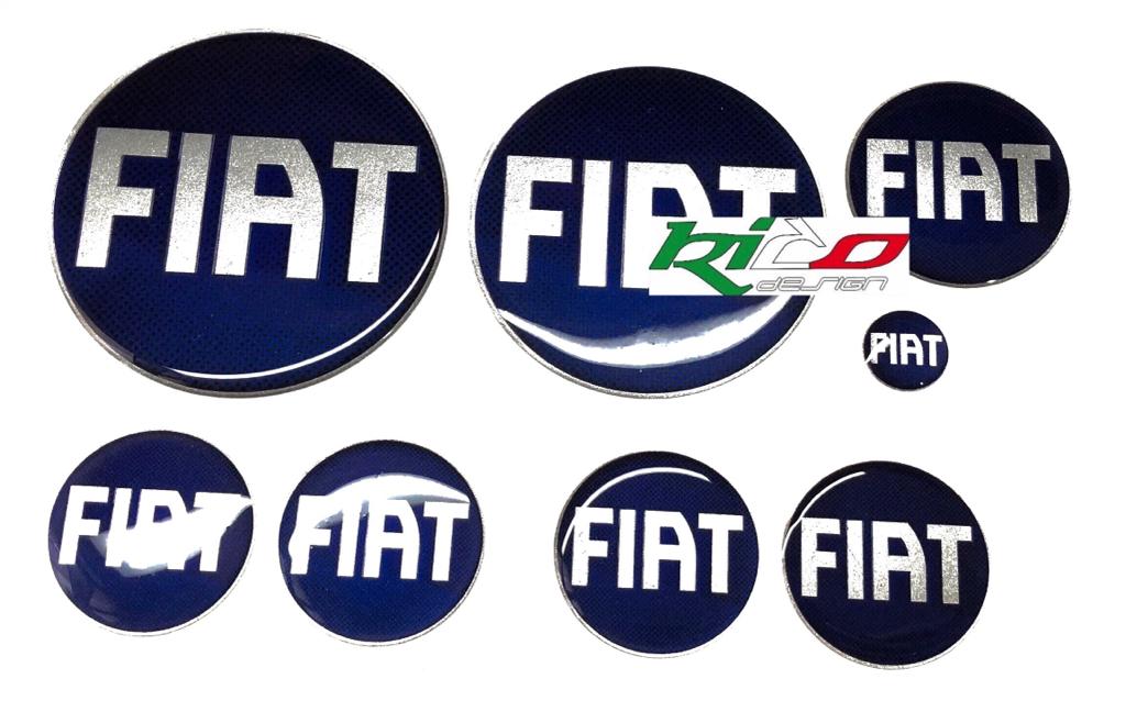SET ADESIVI LOGHI FIAT