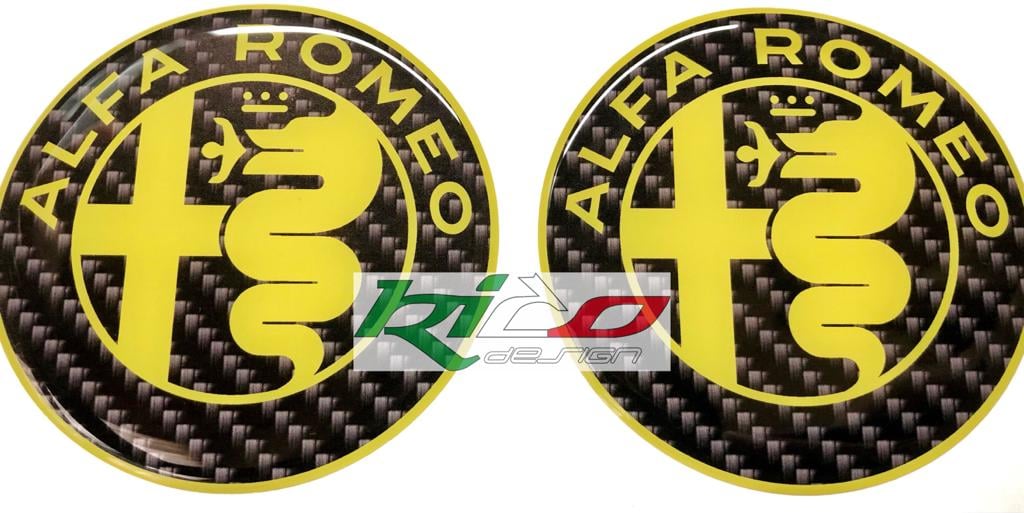SET ADESIVI LOGHI ALFA ROMEO
