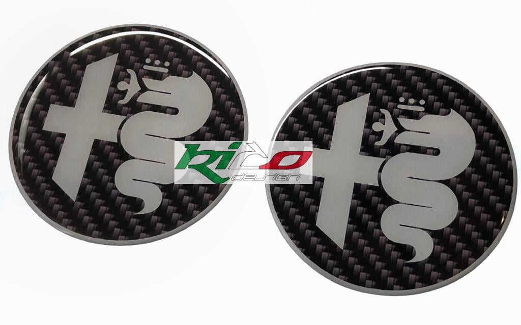 SET ADESIVI LOGHI ALFA ROMEO