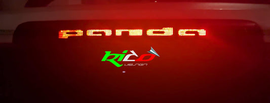 ADESIVO 3so STOP FIAT PANDA