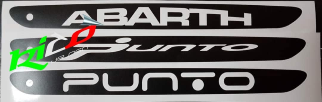ADESIVO 3so STOP GRANDE PUNTO/ EVO/ ABARTH