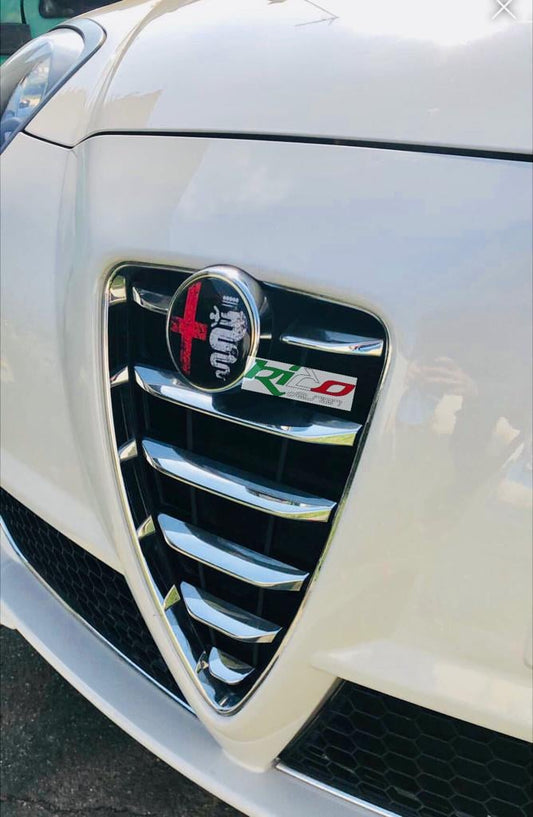 SET ADESIVI LOGHI ALFA ROMEO
