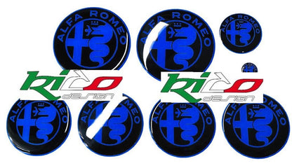 SET ADESIVI LOGHI ALFA ROMEO