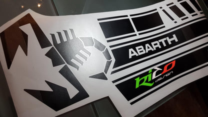 STRISCE LATERALE PER ABARTH 500 595 596