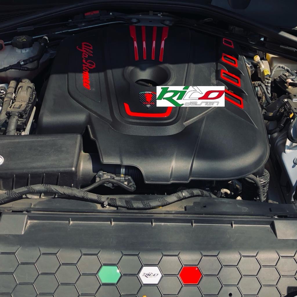 ADESIVI MOTORE GIULIA/ STELVIO