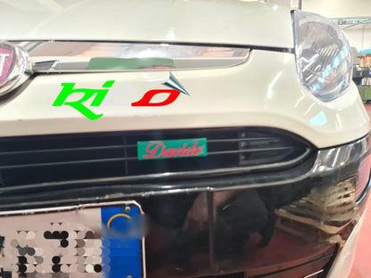 TARGA PER MASCHERINE ANTERIORI