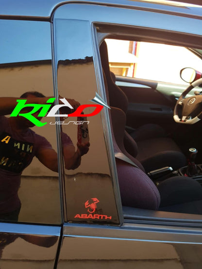 KIT ADESIVI PER MONTANTI 3 PORTE FIAT GRANDE PUNTO/ EVO