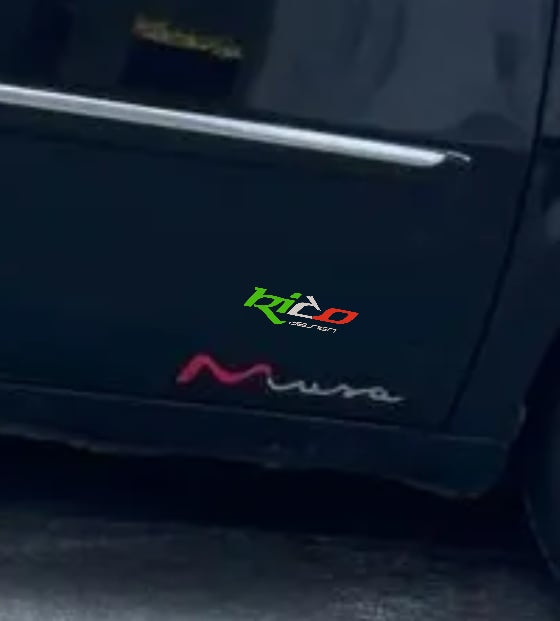 Scritta Stemma Lancia Musa coppia.