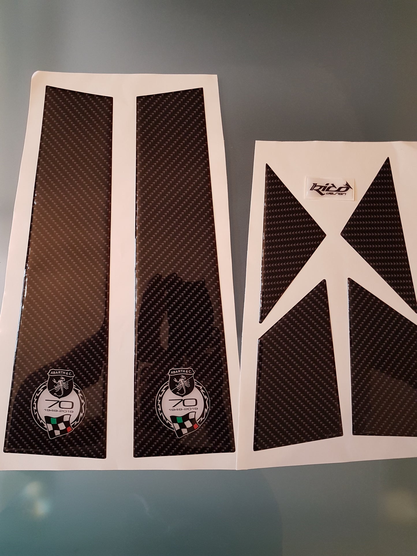 KIT ADESIVI PER MONTANTI PORTE 500 ABARTH