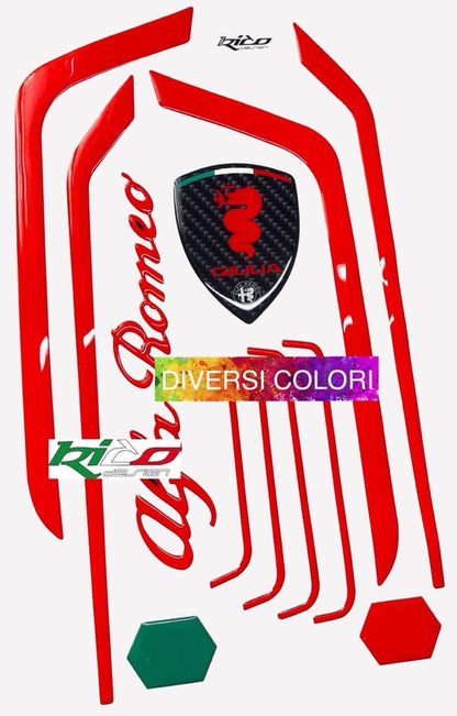 ADESIVI MOTORE GIULIA/ STELVIO ALFA ROMEO