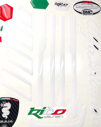 ADESIVI MOTORE GIULIA/ STELVIO ALFA ROMEO