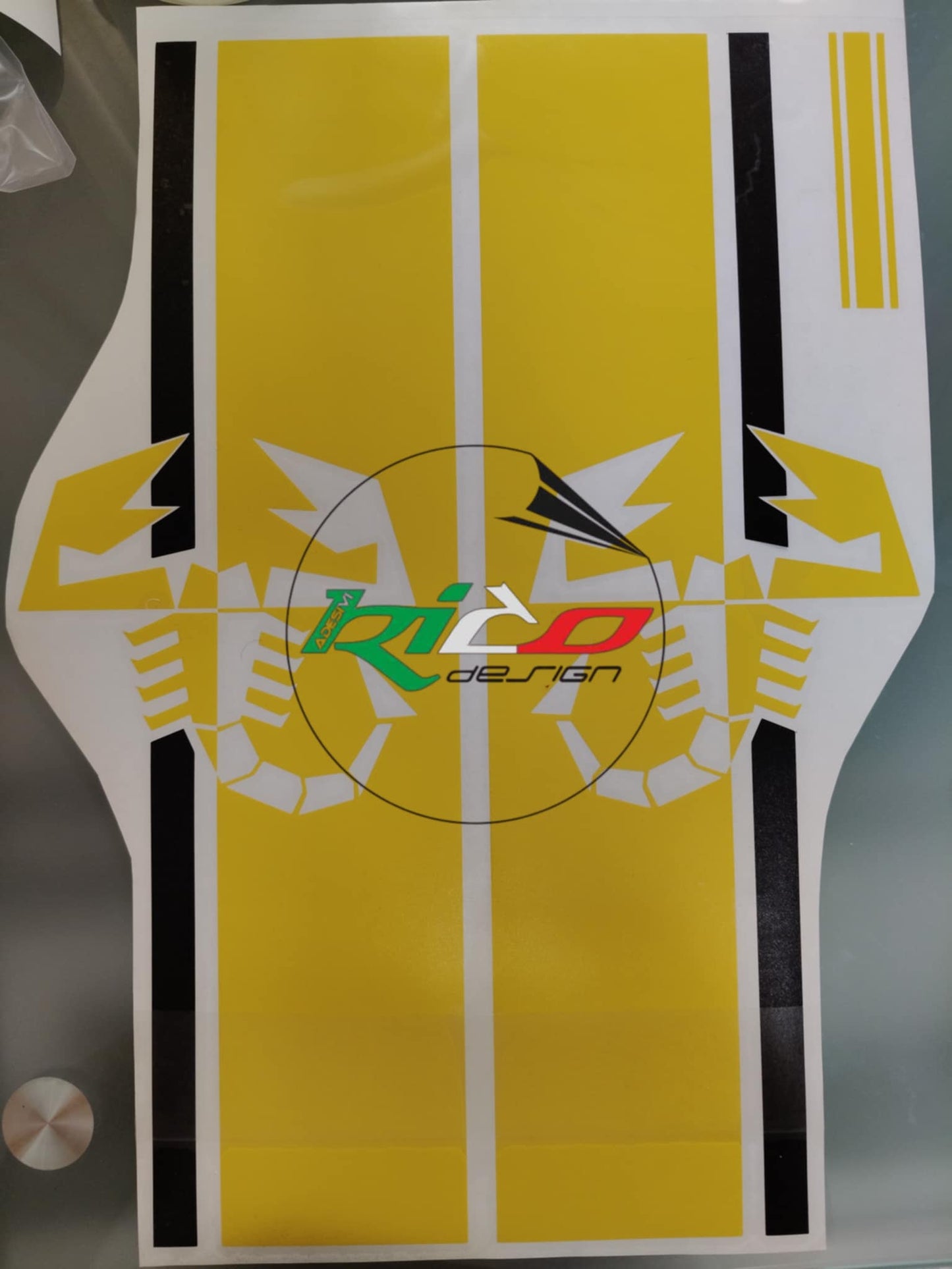 COPPIA ADESIVI PARAFANGHI PER ABARTH 500 595 596