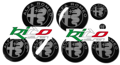 SET ADESIVI LOGHI ALFA ROMEO