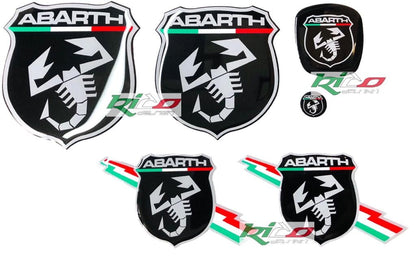 ADESIVI LOGHI ABARTH 500 595 695