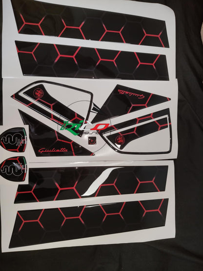 KIT ADESIVI PER MONTANTI PORTE  ALFA ROMEO GUILIETTA