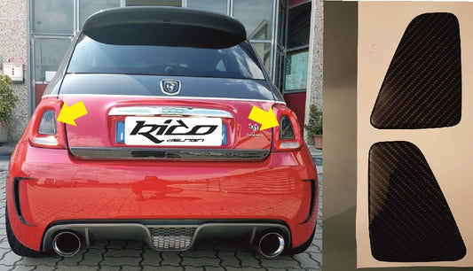 ADESIVI FARI POSTERIORI ABARTH 500 595 695