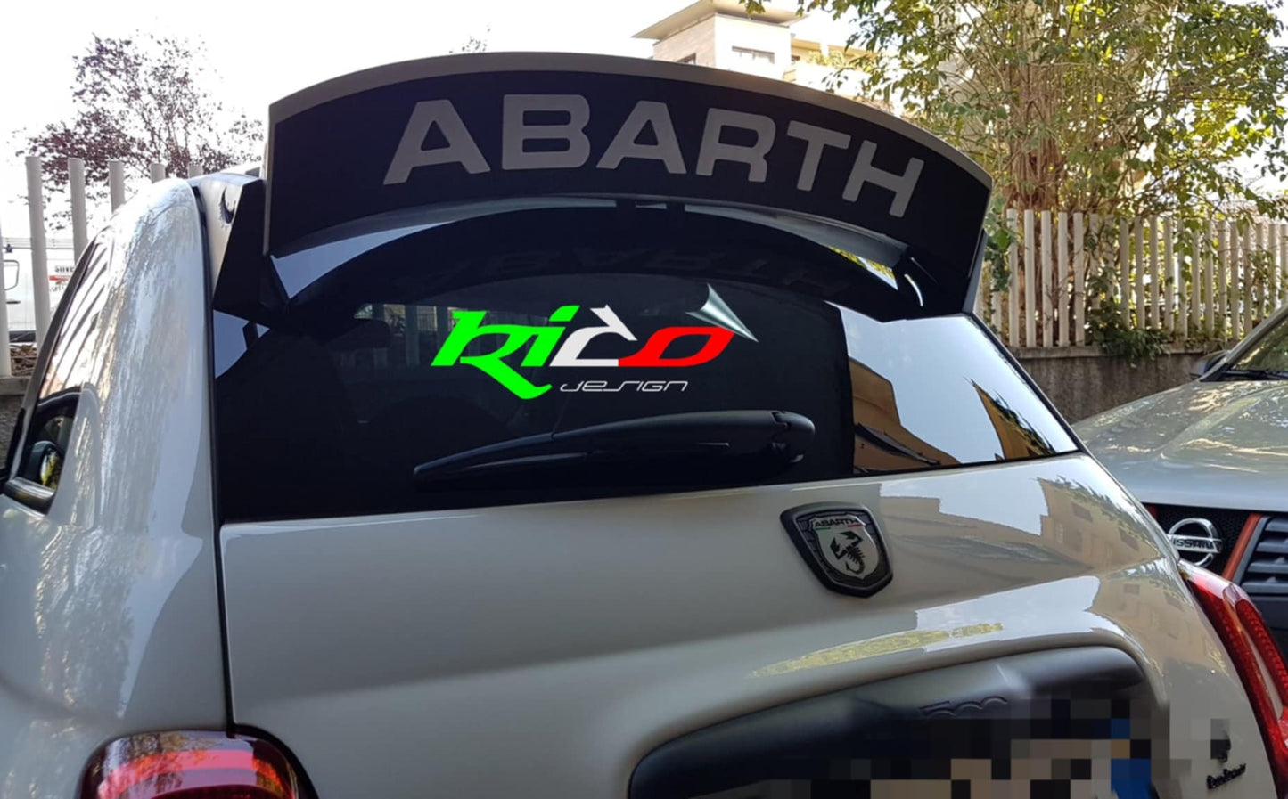 ADESIVO SPOILER ABARTH 500 595 695