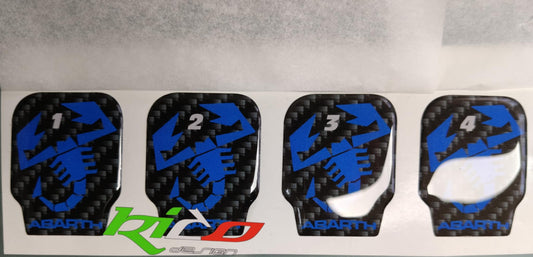 ADESIVO COPRE BOBINA ABARTH 500 595 695