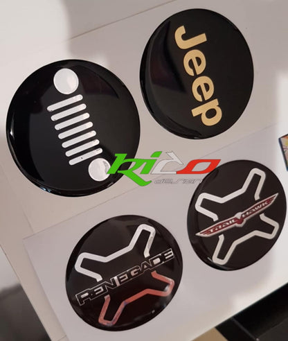 ADESIVI COPRIMOZZO JEEP