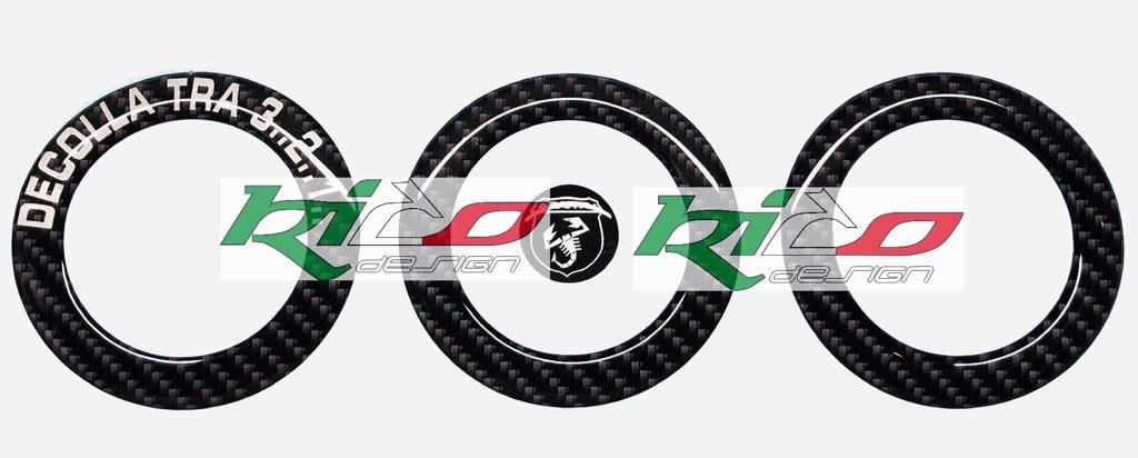 ANELLI TRICOLOR ABARTH 500 595 695