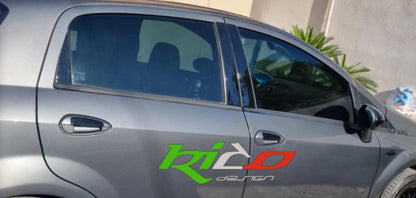 ADESIVO MANIGLIA GRANDE PUNTO/ EVO/ ABARTH  3 PORTE