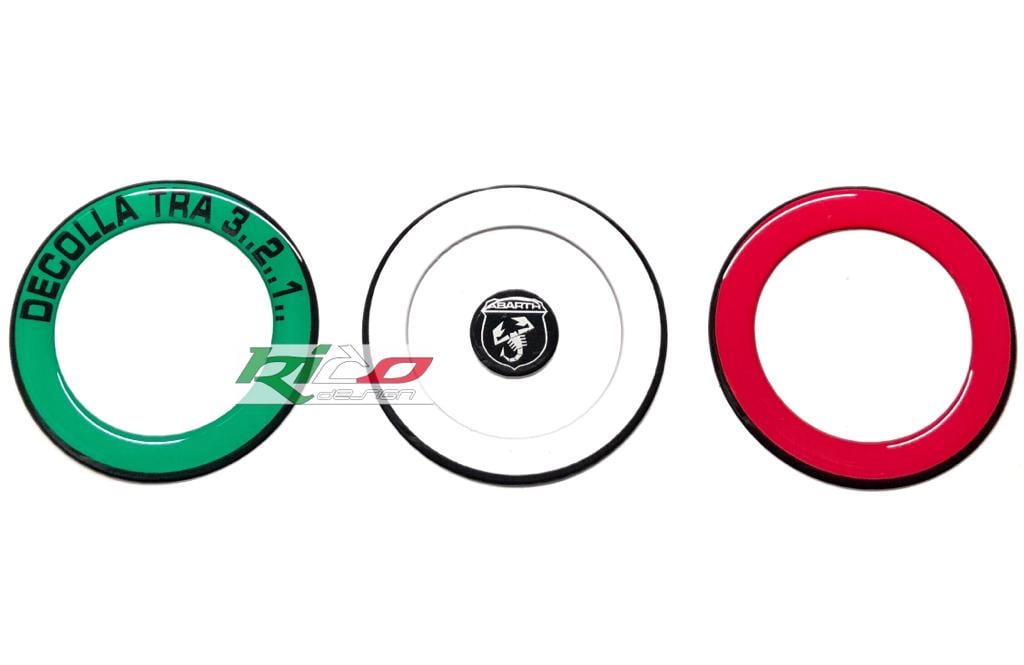 ANELLI TRICOLOR ABARTH 500 595 695