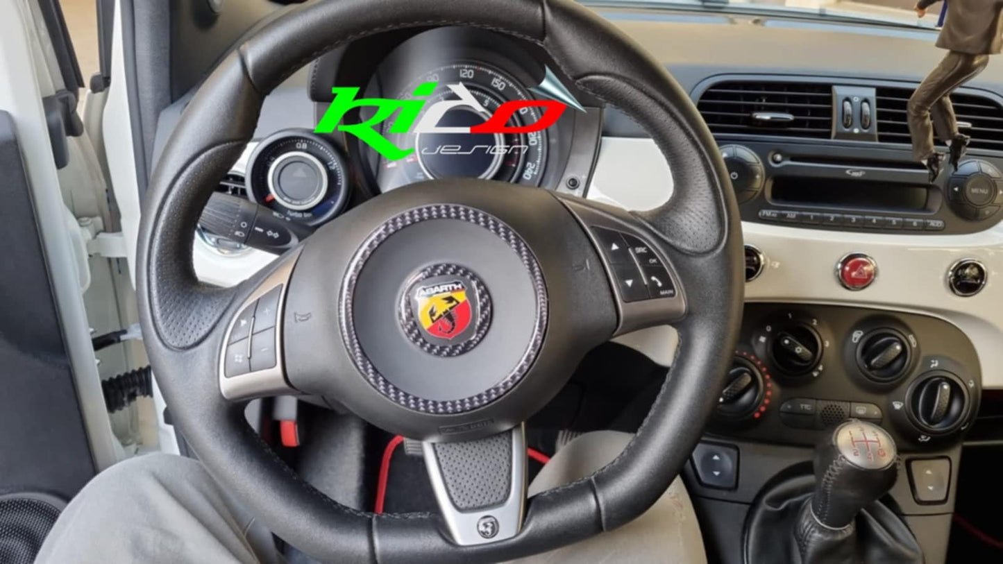 ADESIVI VOLANTE ABARTH 500 595 695