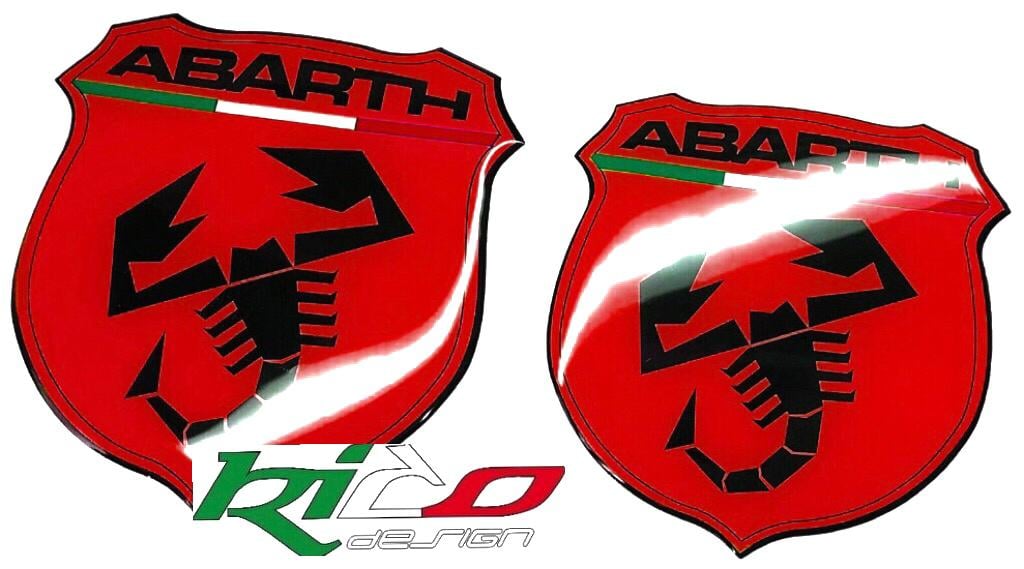 ADESIVI LOGHI ABARTH 500 595 695