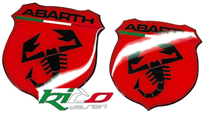 ADESIVI LOGHI ABARTH 500 595 695