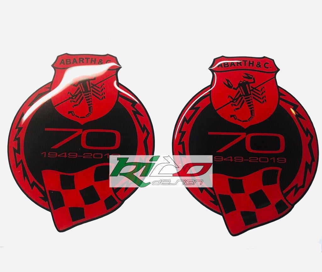 ADESIVO 70 ANNIVERSARIO ABARTH 500 595 695