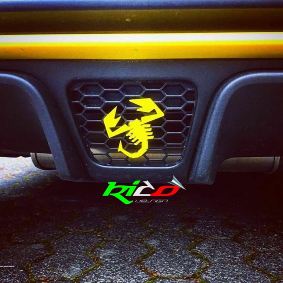 SCORPIONE DIFFUSORE POSTERIORE ABARTH 500 595 695
