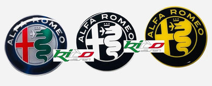 SET ADESIVI LOGHI ALFA ROMEO