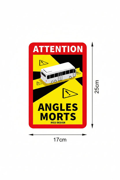 Adesivi Angoli Morti per Furgoni e Camion | Segnalazione Blind Spot | Rico Design Studio