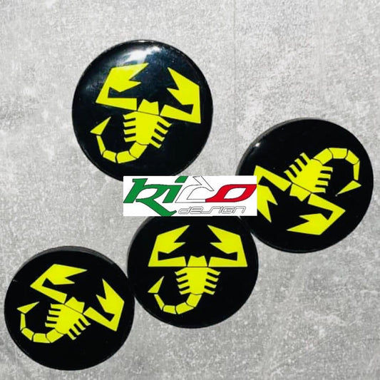 ADESIVI COPRIMOZZO ABARTH 500 595 695