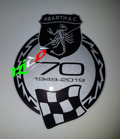 ADESIVO 70 ANNIVERSARIO ABARTH 500 595 695