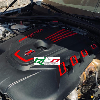 ADESIVI MOTORE GIULIA/ STELVIO ALFA ROMEO