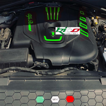 ADESIVI MOTORE GIULIA/ STELVIO ALFA ROMEO