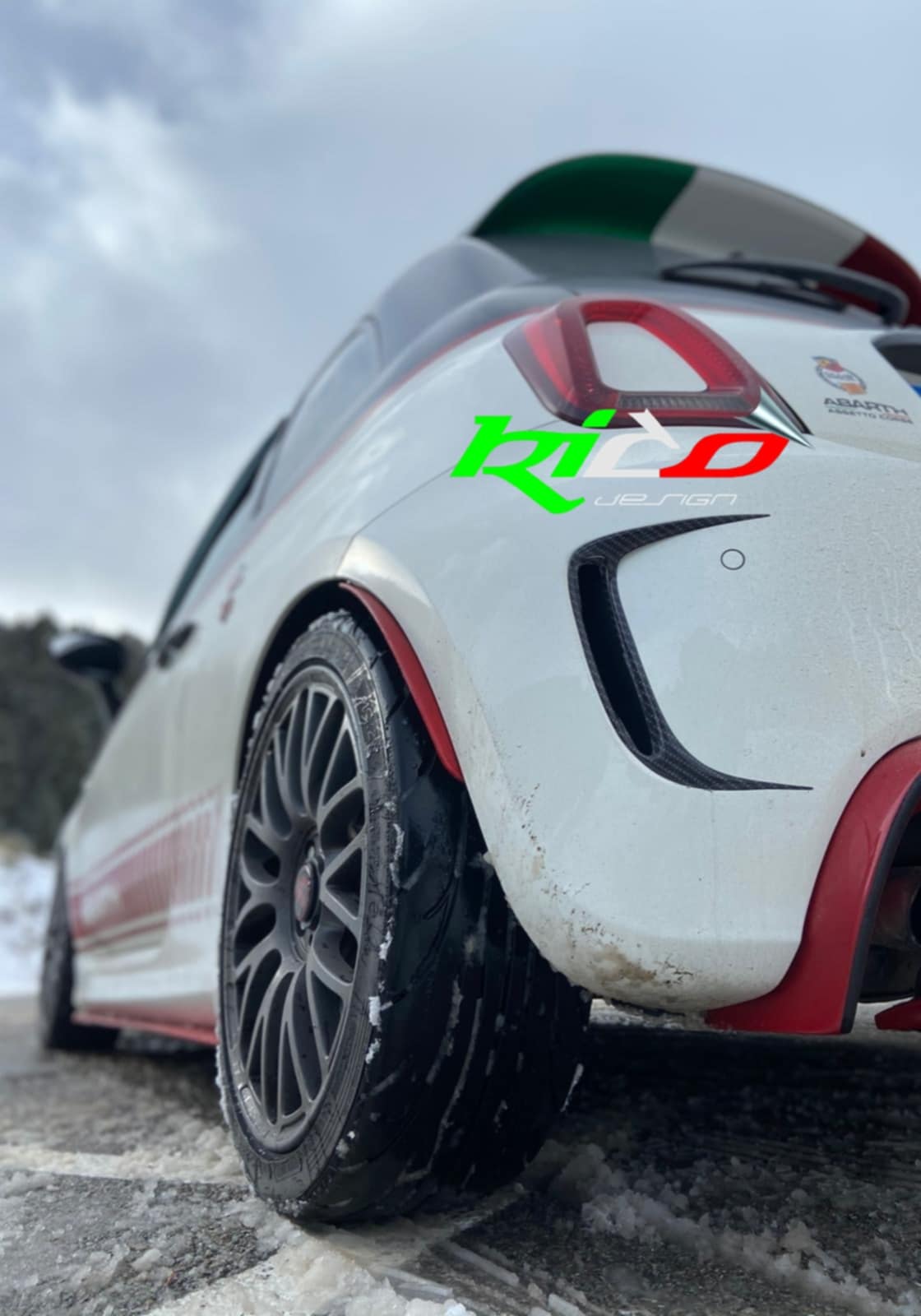 ADESIVI PRESA D'ARIA ABARTH 500 595 695